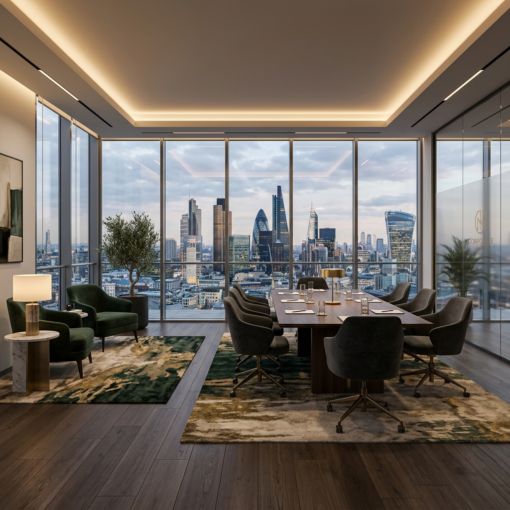 Modern premium business lounge office space